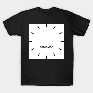 BONIFACIO Time Zone Wall clock T-Shirt